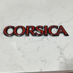 Genuine OEM Chevy Corsica Nameplate Vintage 80’s-90’s